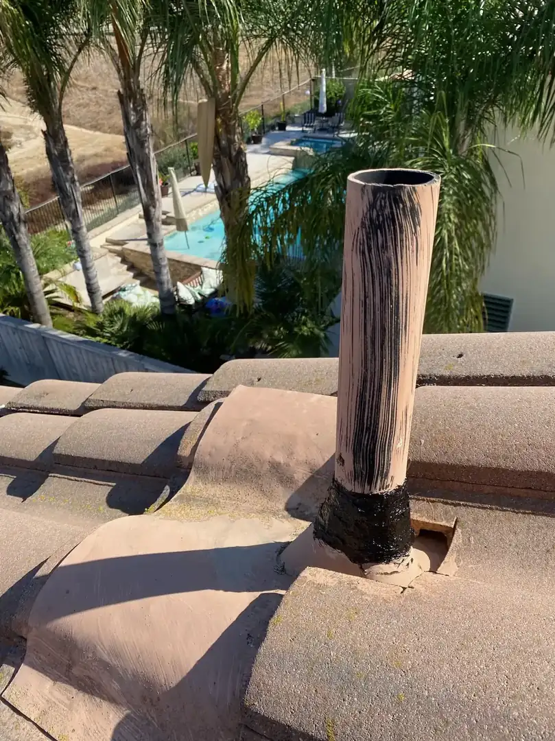 Commercial flat roof maintenance project in Riverside County, CA