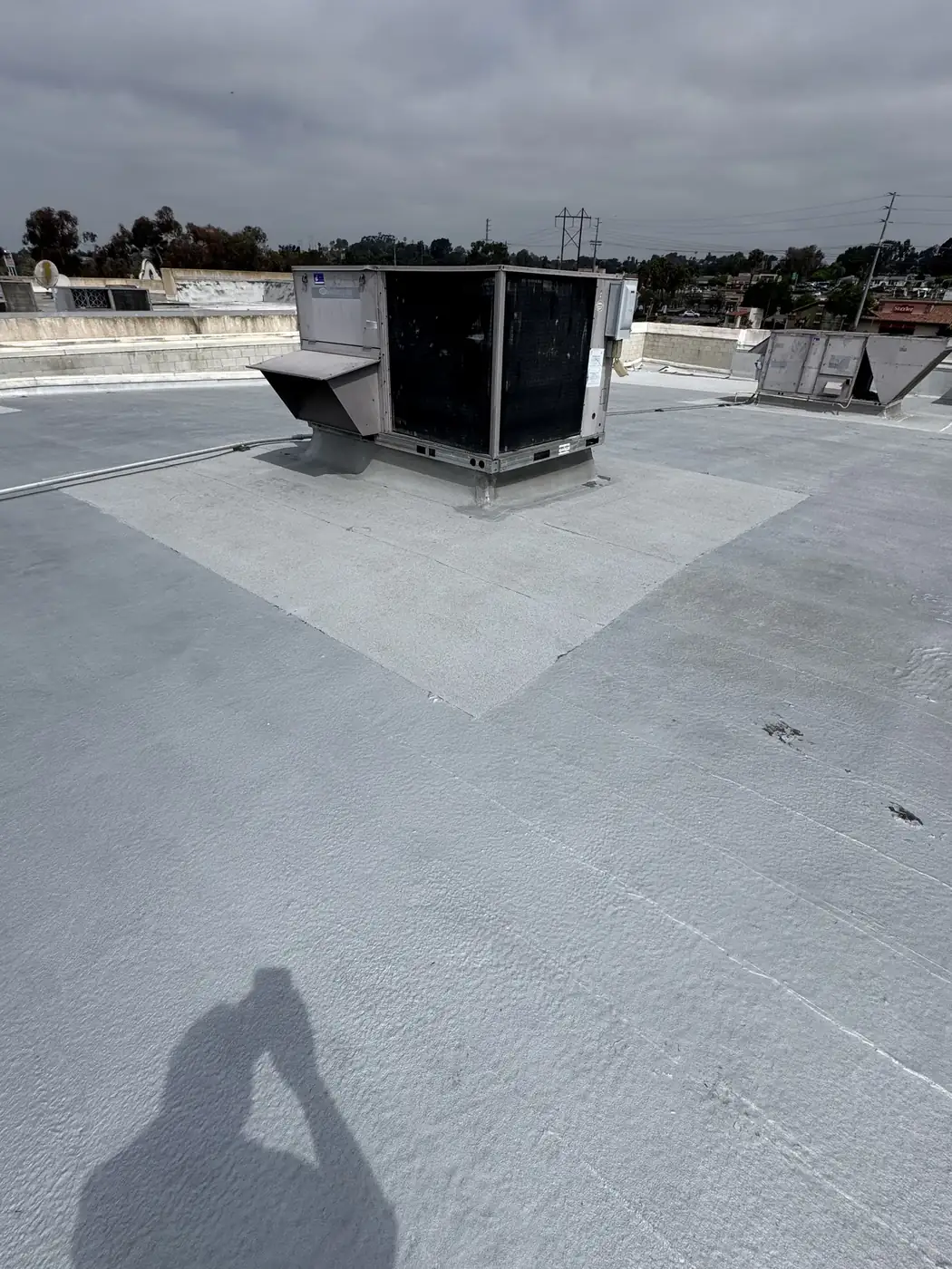 Roof coating application protecting an aging roof in Wildomar, CA