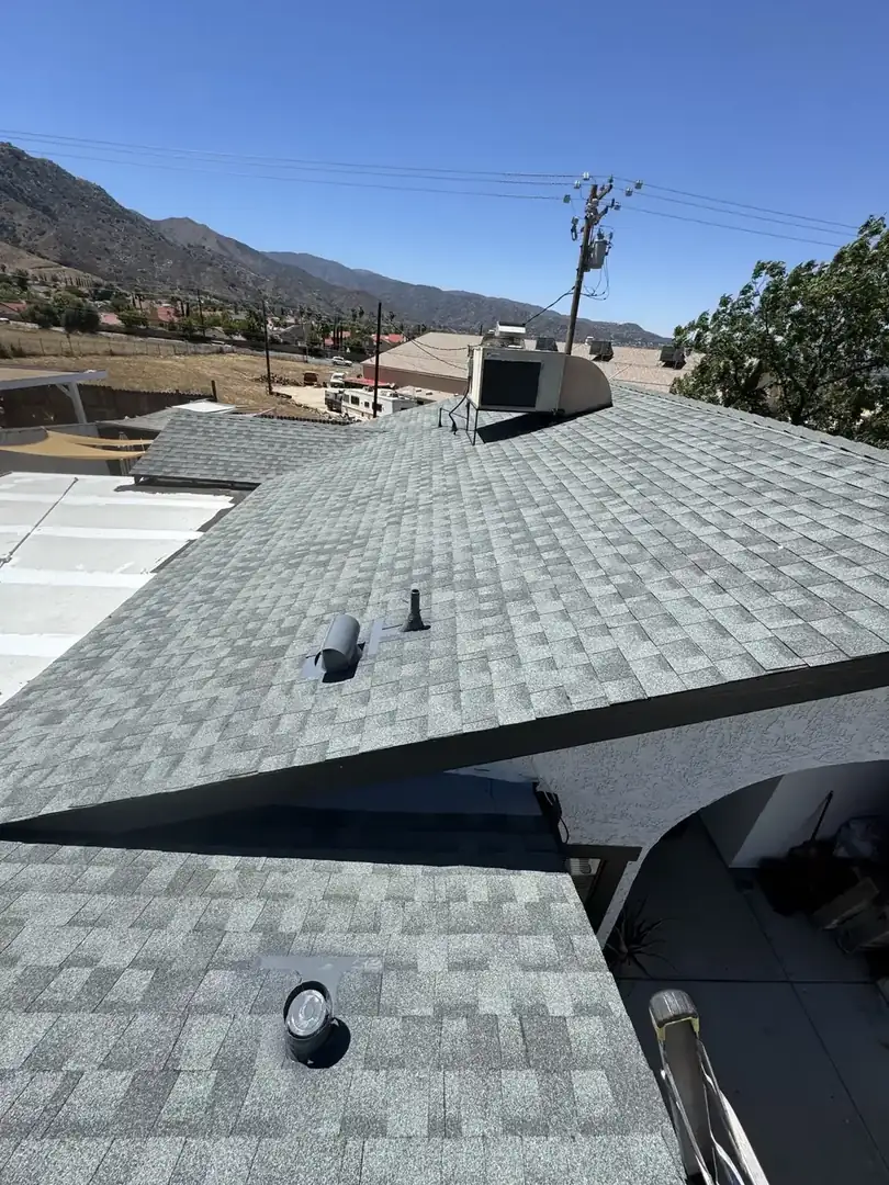 Commercial roof repair at a small business in Wildomar, CA