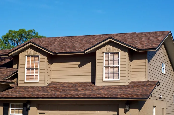 Finished roof replacement on a two-story home in Menifee, CA
